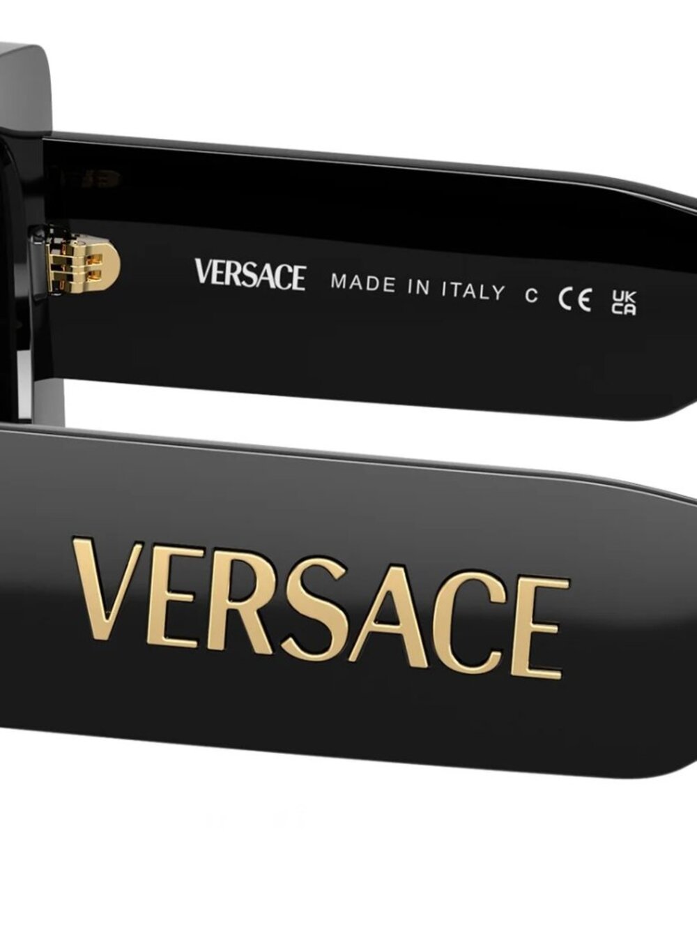 NEW VERSACE VE4496U GB1/87 BLACK DARK GREY SUNGLASSES 54-21-140 AUTHENTIC - Picture 6 of 7